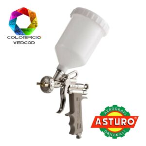 LTF ASTURO – AEROGRAFO PISTOLA A SPRUZZO SERBATOIO NYLON 680 ML  E70